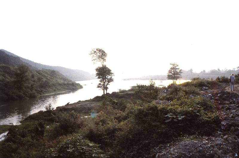 Nanhe joining Changjiang, downriver towards Kiukiang